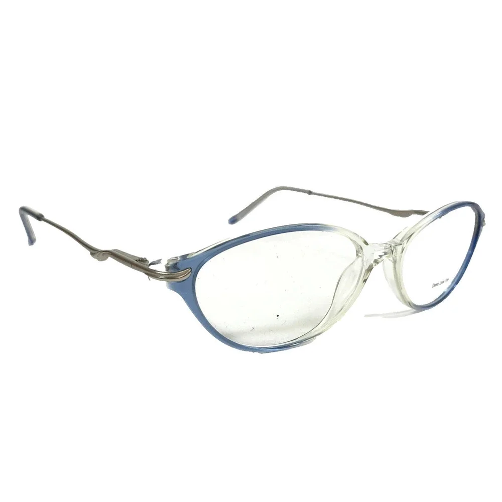 Voyant Eyeglasses Frames NEVA 5058 250 Clear Blue Gradient Silver 50-17-133